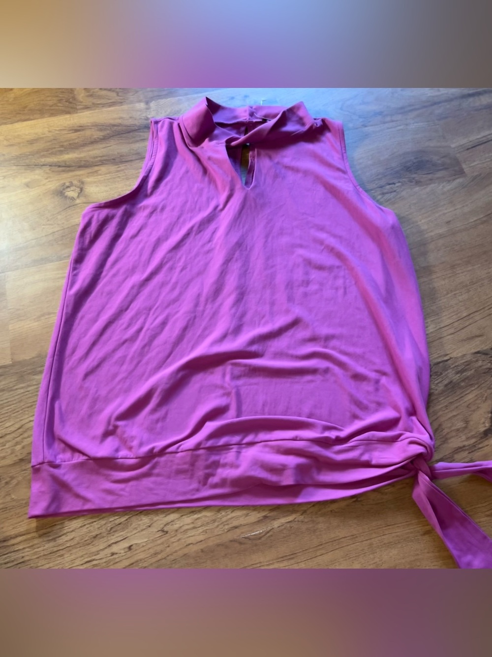 Sheila Rose NWT Sleeveless Pink Blouse women’s 2X